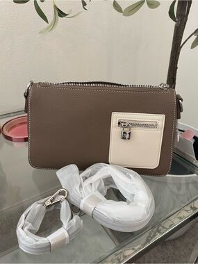 BNWT Taupe  mini House of Little Bunny bag